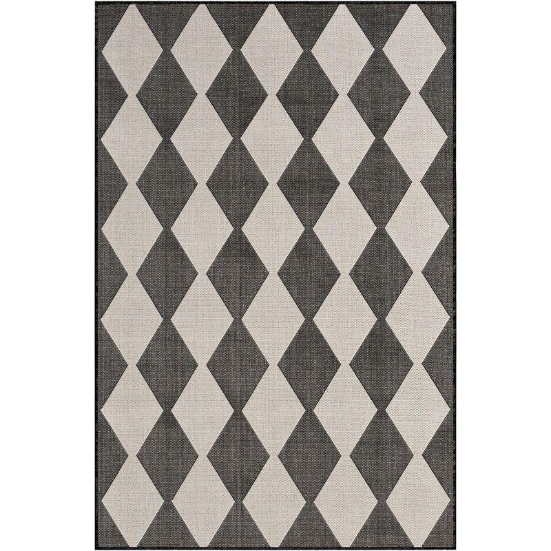 Nourison Positano Modern Diamond Outdoor Rug