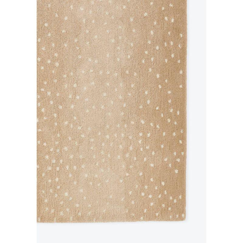 Savannah Whisper Hand-Tufted Wool Rectangular Rug in Beige