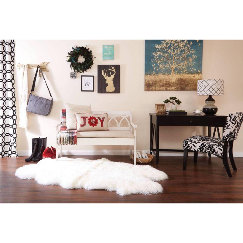 Coventry Storage Bench Beige/White - OSP Home Furnishings