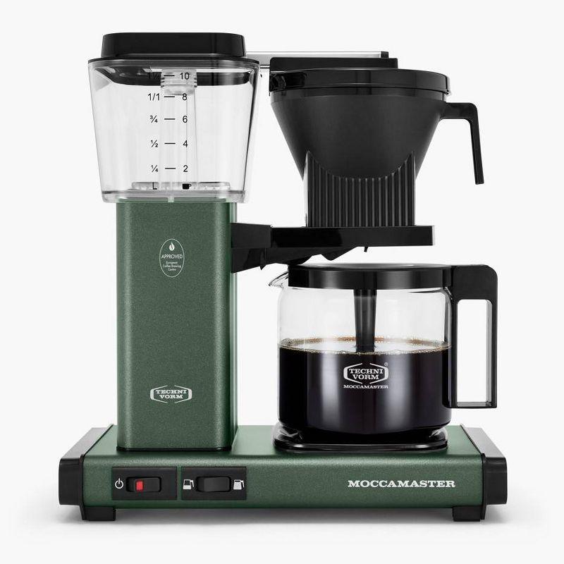 Moccamaster KBGV Glass Brewer 10-Cup Juniper Coffee Maker