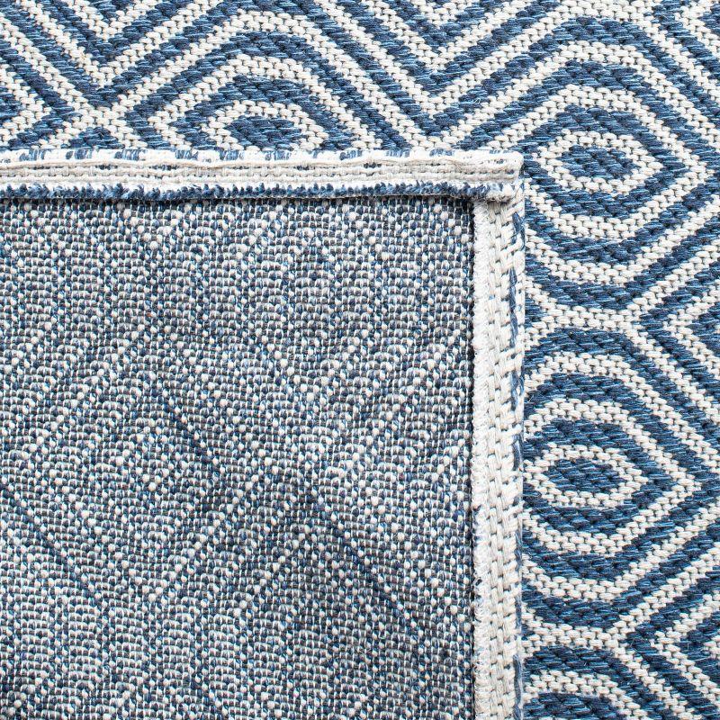 Augustine AGT401 Power Loomed Runner Rug - Navy/Light Grey - 2'x8' - Safavieh.