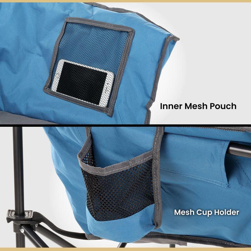 ARROWHEAD Outdoor Folding Camping Chair with Cushions