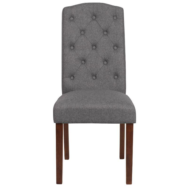 Flash Furniture HERCULES Grove Park Series Diamond Patterned Button Tufted Parsons Chair