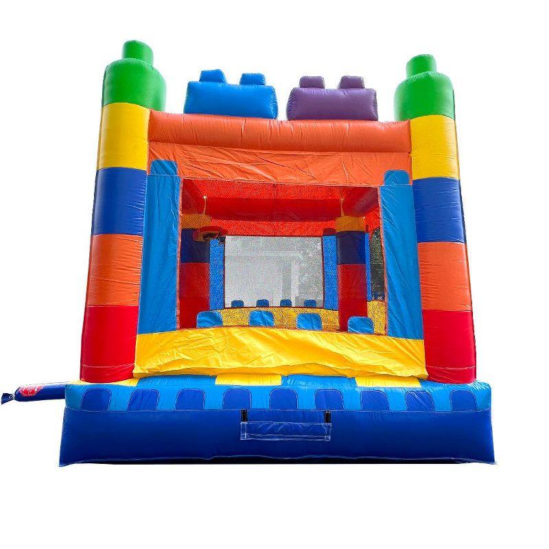 Pogo Bounce House Crossover Kids Inflatable Bounce House, No Blower