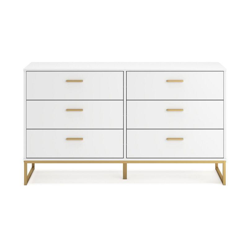 Latitude Run® Bosnjak 6 Drawer 59.02" W Double Dresser & Reviews | Wayfair