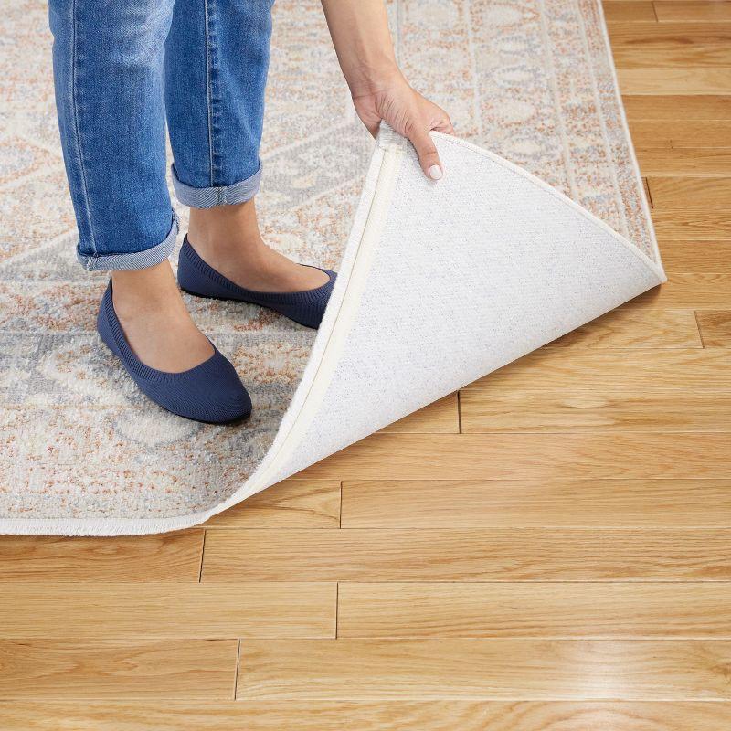 Town & Country Everyday Rein Everwash Non-Slip Backing Washable Area Rug Brown/Grey