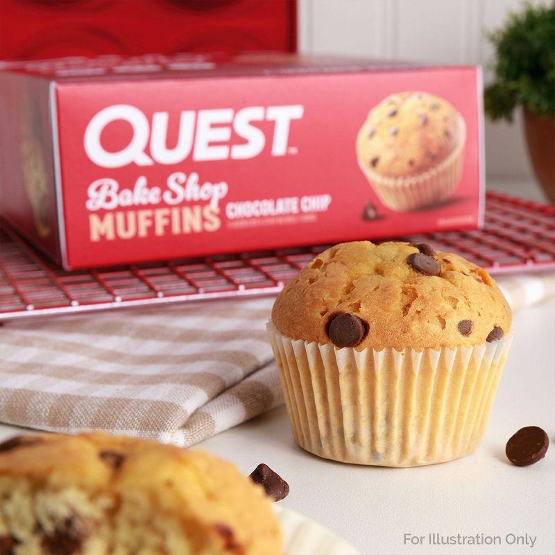 Quest Nutrition Bake Shop Muffin - Chocolate Chip - 8ct