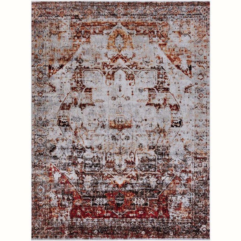 Mark & Day Libourne 7'10"x10'6" Rectangle Woven Indoor Area Rugs Burgundy