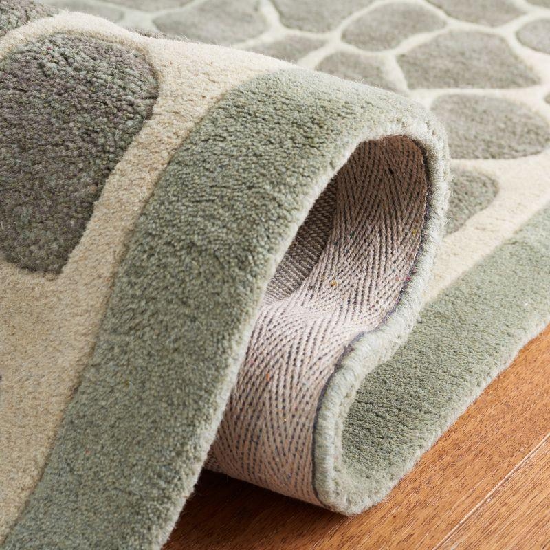 Martha Stewart Hand Tufted 70% Wool And 30% Viscose Geometric Rug