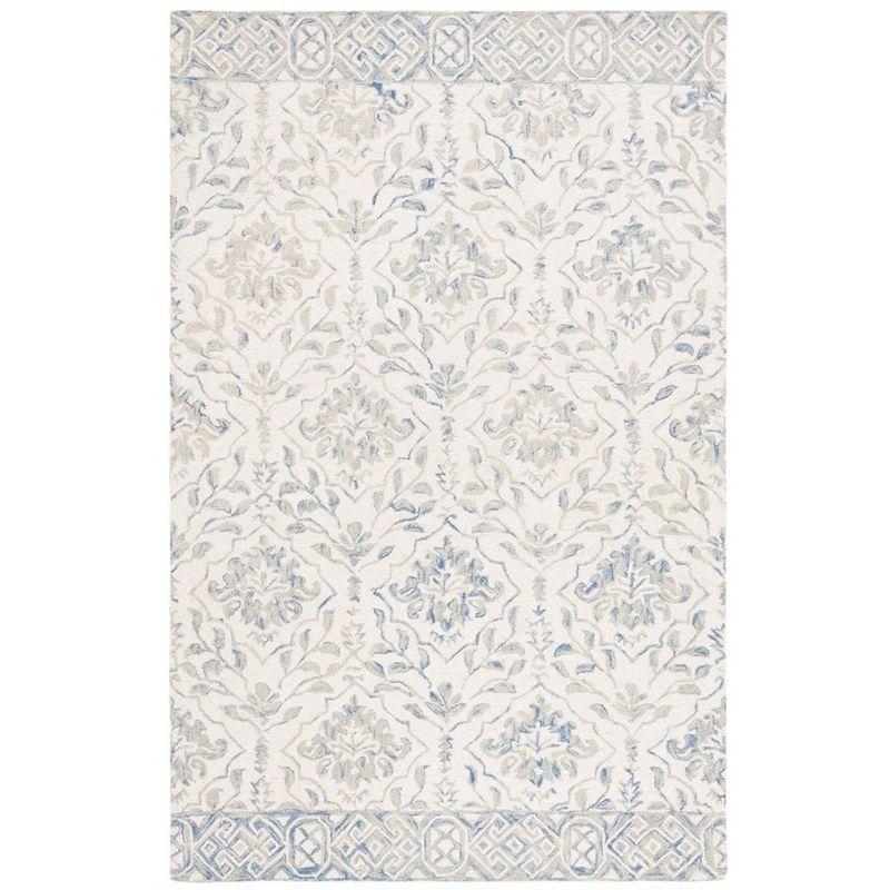 Dip Dye DDY901 Hand Tufted Area Rug - Light Blue/Ivory - 5'x8' - Safavieh.