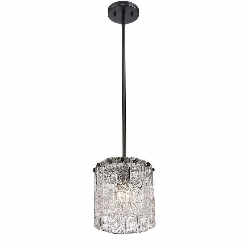 Z-Lite Glacier 1 - Light Pendant in  Matte Black