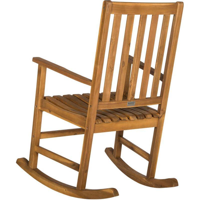 Barstow Rocking Chair Indoor/Outdoor - PAT6707 - Teak - Safavieh