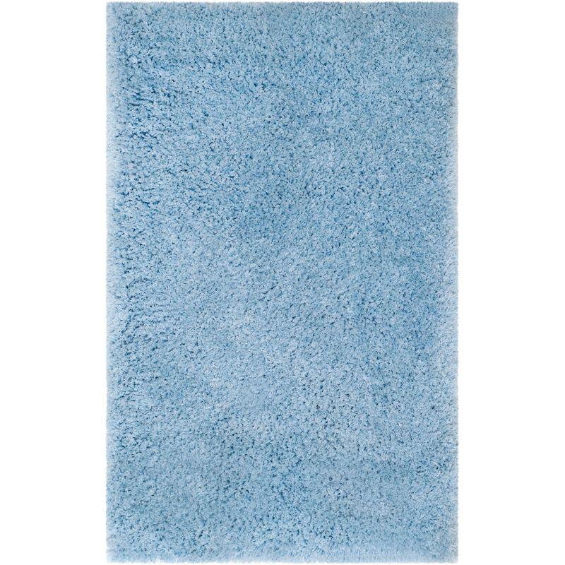 Supreme Shag SGS621 Hand Tufted Indoor Accent Rug - Light Blue - 3'x5' - Safavieh