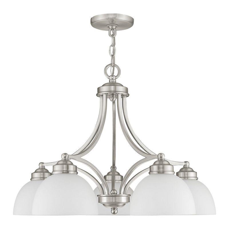 Livex Lighting Somerset 5 - Light Chandelier in  Brushed Nickel
