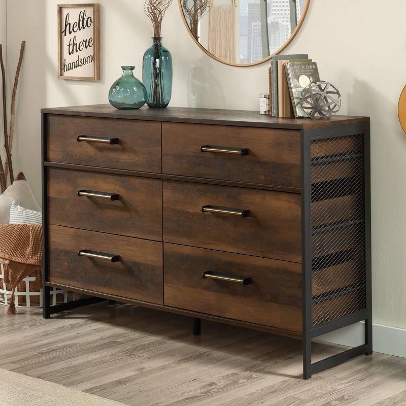 Barrel Oak Double Dresser with Extra Deep Drawers