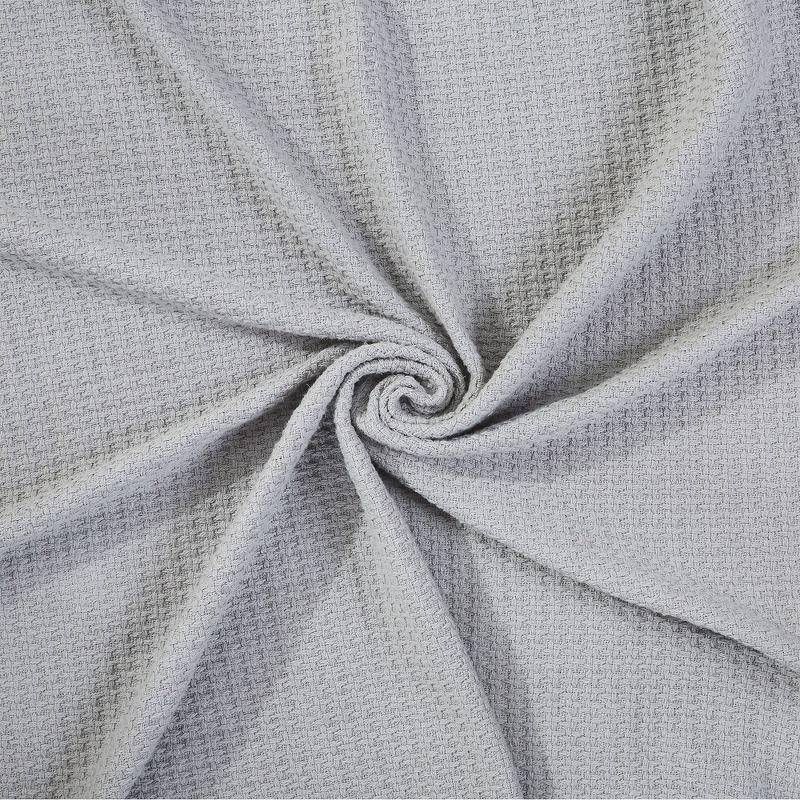 Modern Threads 100% Cotton Thermal Blanket, Silver, King/Cal. King
