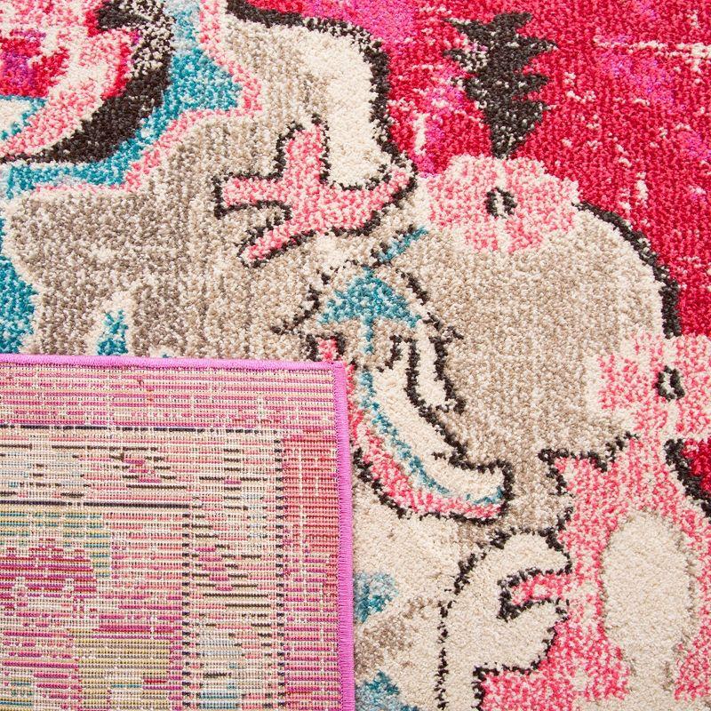 Monaco MNC243 Power Loomed Indoor Area Rug - Pink/Multi - 9'x12' - Safavieh