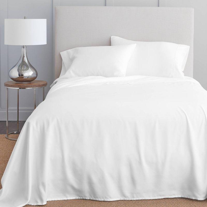 300 Thread Count Wrinkle Resistant Solid Sheet Set - Color Sense