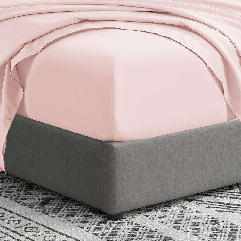 Swift Home 1800 Series 16 Inch Deep Microfiber Fitted Sheet