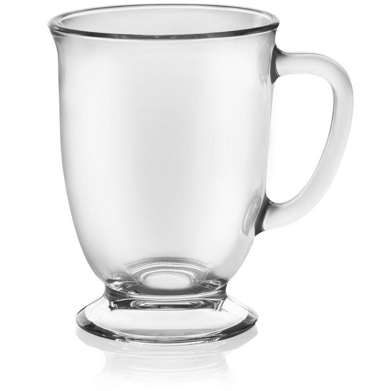 Libbey Kona Glass Coffee Mugs