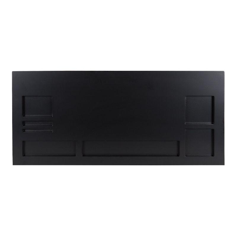 Kate and Laurel Briggs Rectangle MDF Computer Stand, 26x12x4, Black