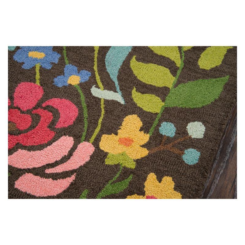 Floral Tufted Wool Rug