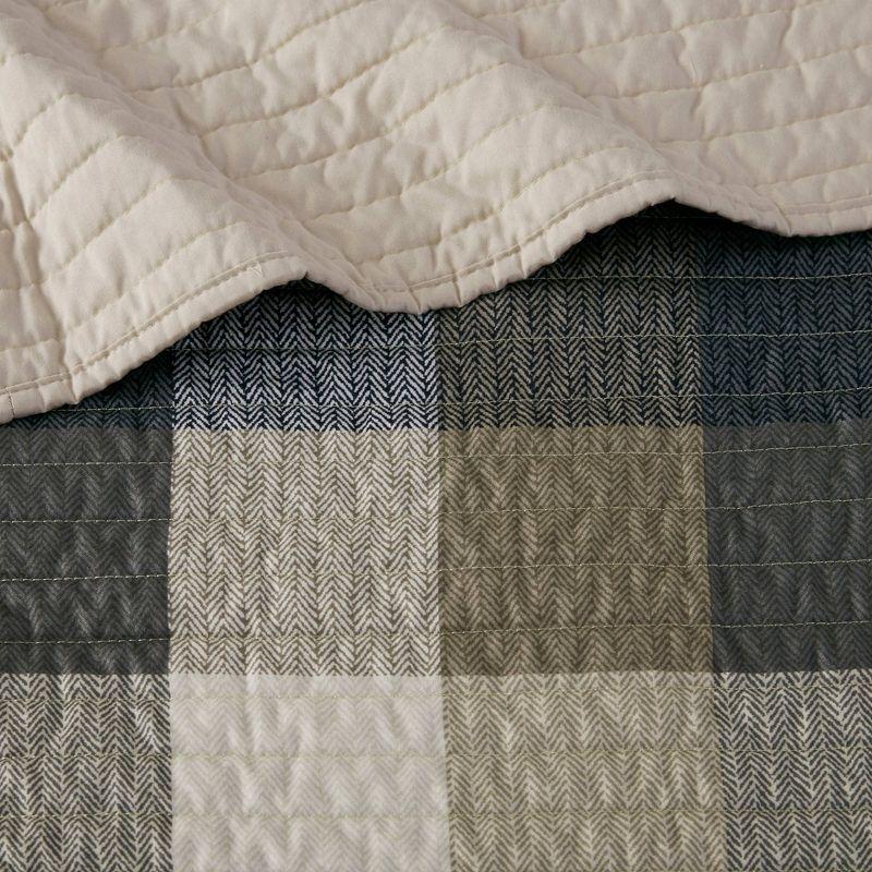 Madison Park Ridge 3 Piece Reversible Plaid Daybed Cover Set