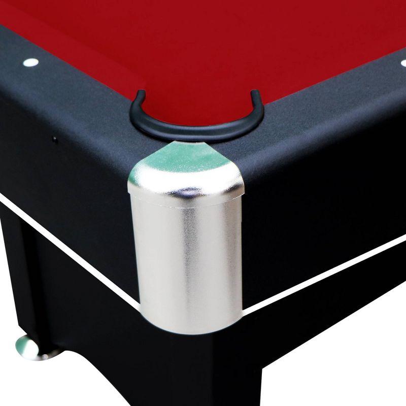 Hathaway Spartan 6' Pool Table with Table Tennis Conversion Top - Black