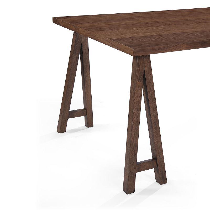 Christopher Knight Home Orrin 7 Pieces Mid Century Modern Upholstered Wood Dining Set, Light Beige/Walnut