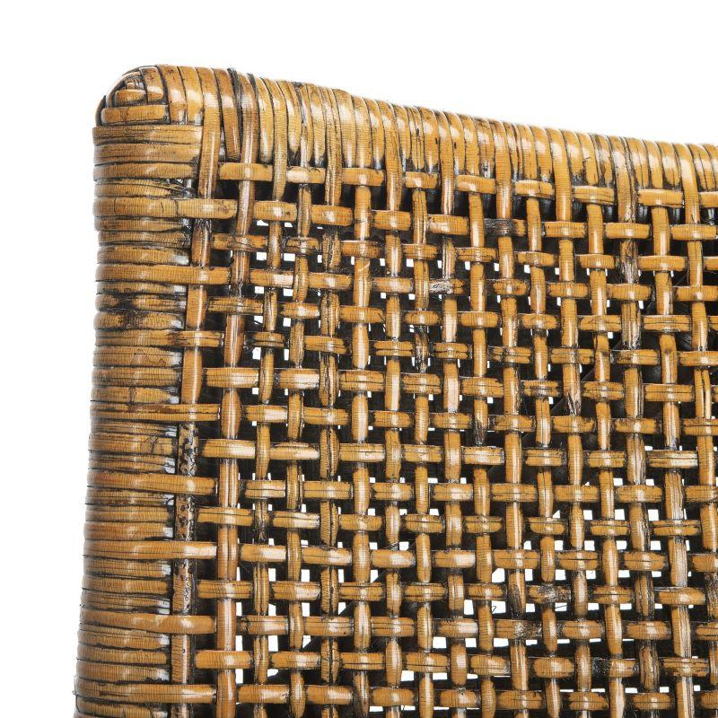 Gianni Arm Chair - SEA4011 - Brown/Black - Safavieh