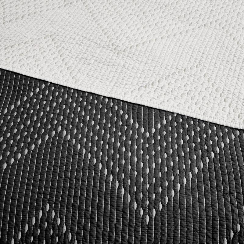 INK+IVY Pomona 3 Piece Embroidered Cotton Quilt Set
