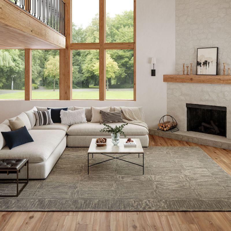 Nourison Vail Contemporary Indoor Area Rug Grey 8'3" x 11'6"