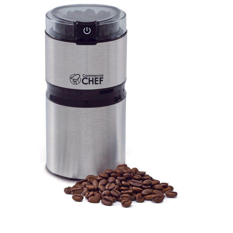 Commercial Chef Commercial Chef Stainless Steel Electric Blade Coffee Grinder