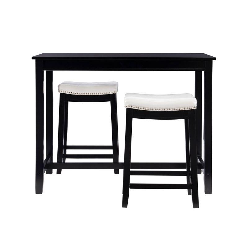 3pc Claridge Counter Height Dining Set - Linon