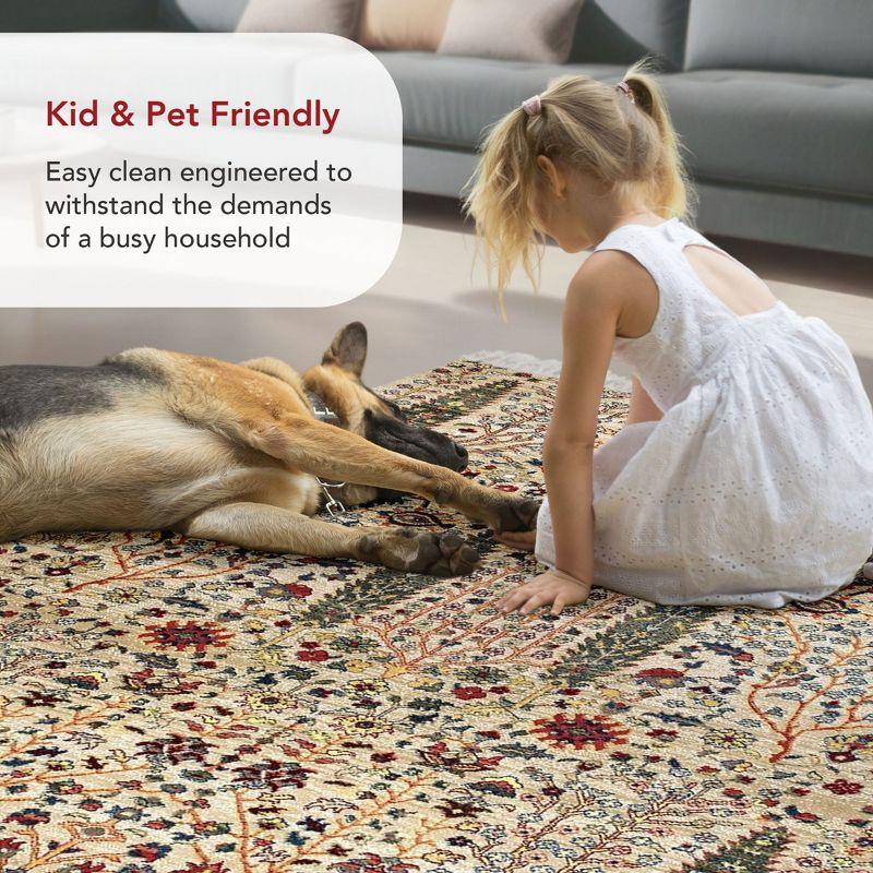 Nuloom Dasilva Geometric 2x6 Runner Indoor Area Rug for Living Room Bedroom Dining Room Entryway Hallway Kitchen, Olive/Multicolor