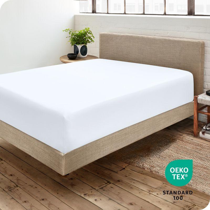 Bare Home Microfiber Fitted Sheet