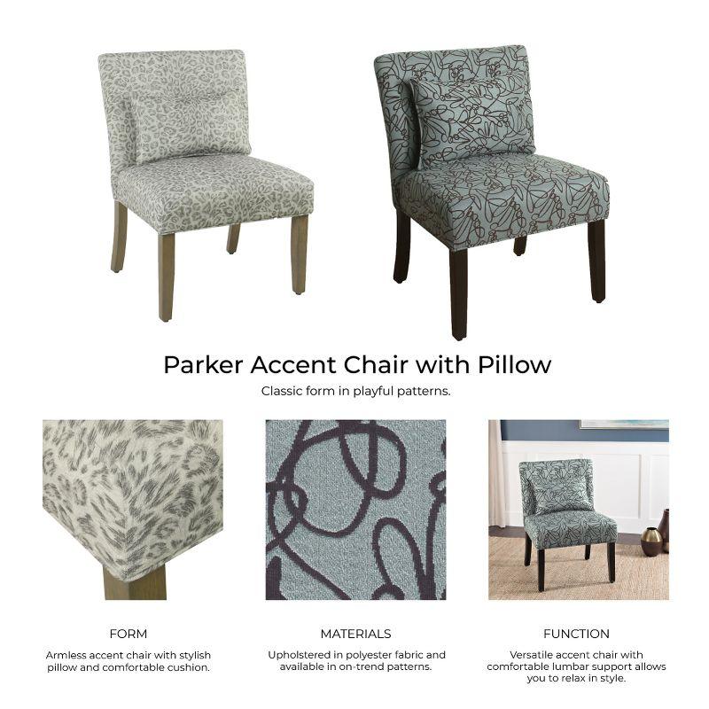 Parker Accent Chair with Pillow - HomePop