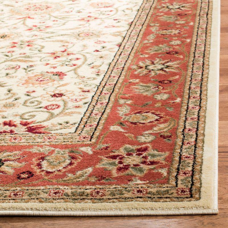 Lyndhurst LNH212 Power Loomed Runner Rug - Ivory/Rust - 2'3"x8' - Safavieh