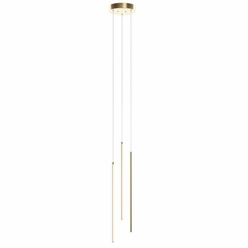 Rosemont Satin Brass 24'' 3-Light LED Pendant