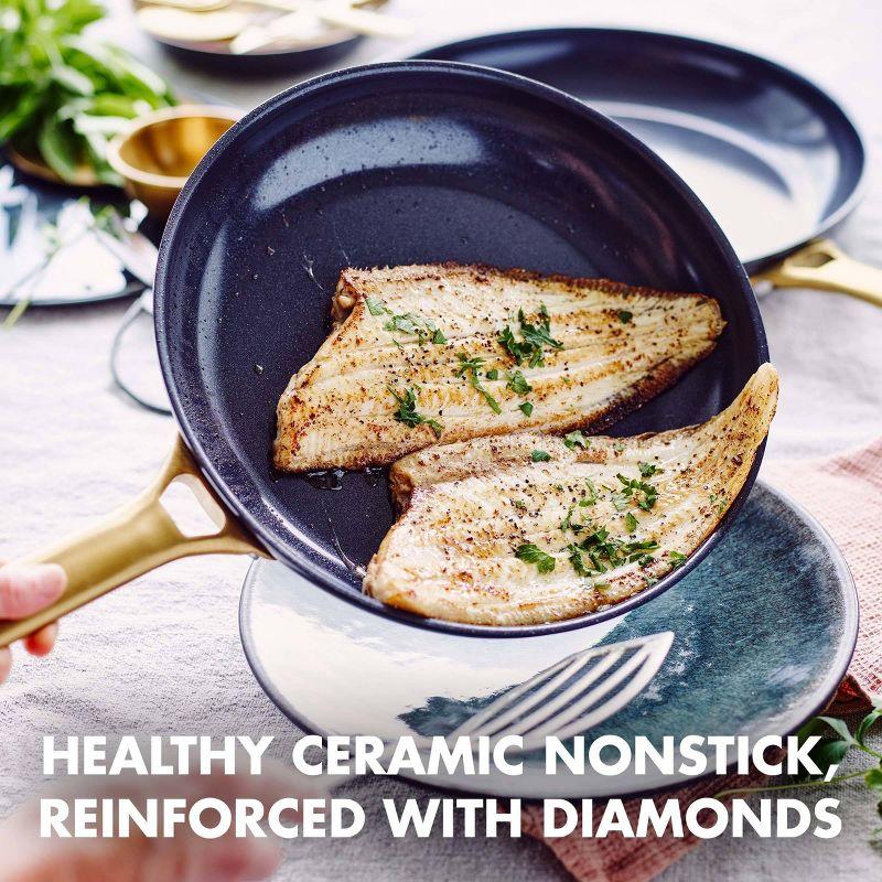 GreenPan ™ Reserve Black 2-Piece 10" and 12" Ceramic Non-Stick Frying Pan Set