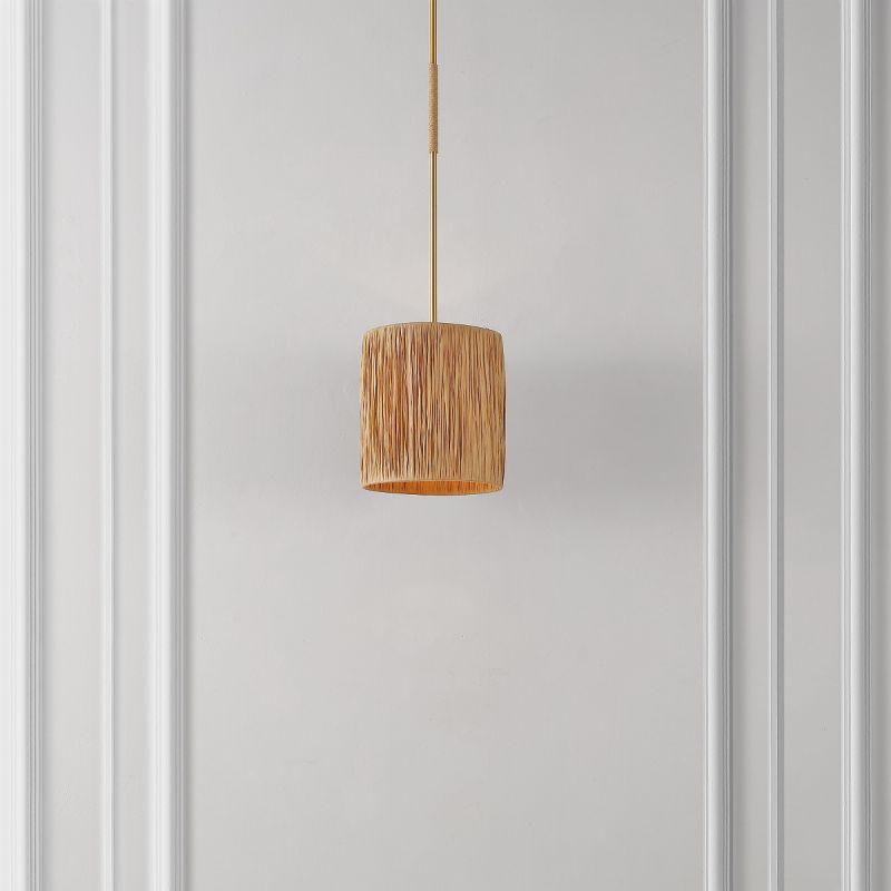 Saija 9" Pendant - PND4189 - Natural/Gold - Safavieh