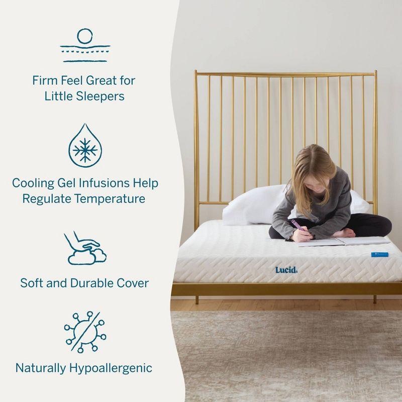 Lucid Comfort 5" Firm Gel Memory Foam Mattress