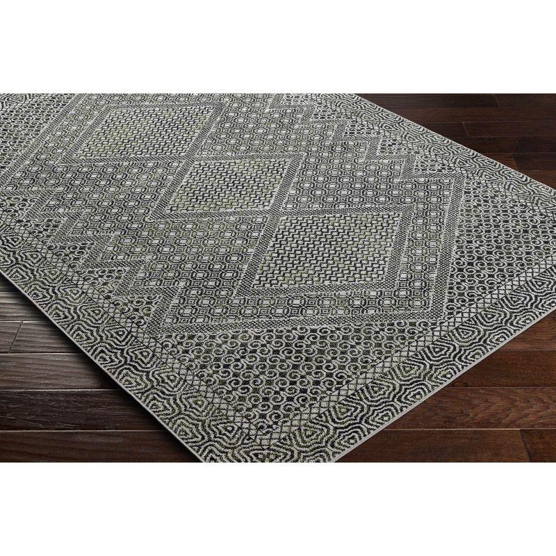 Hauteloom Rectangle Area Rug   Black