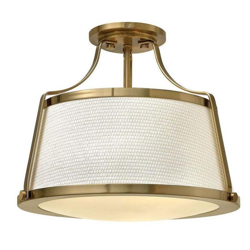 Charlotte 3-Light Semi-Flush Mount Ceiling Light
