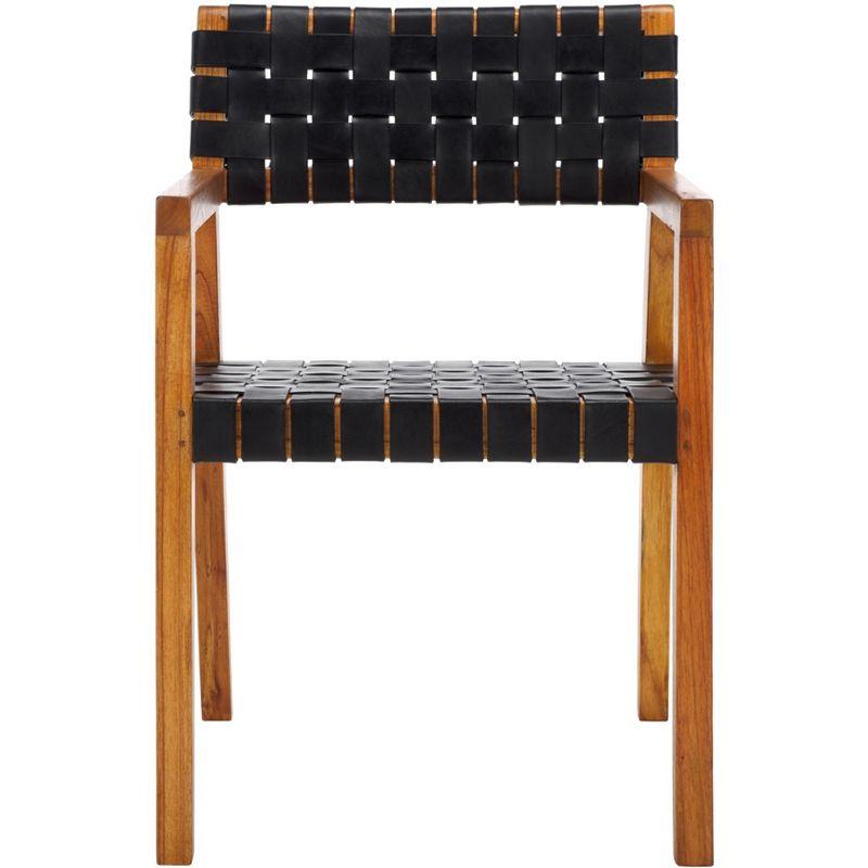 Cire Leather Dining Chair  - Safavieh