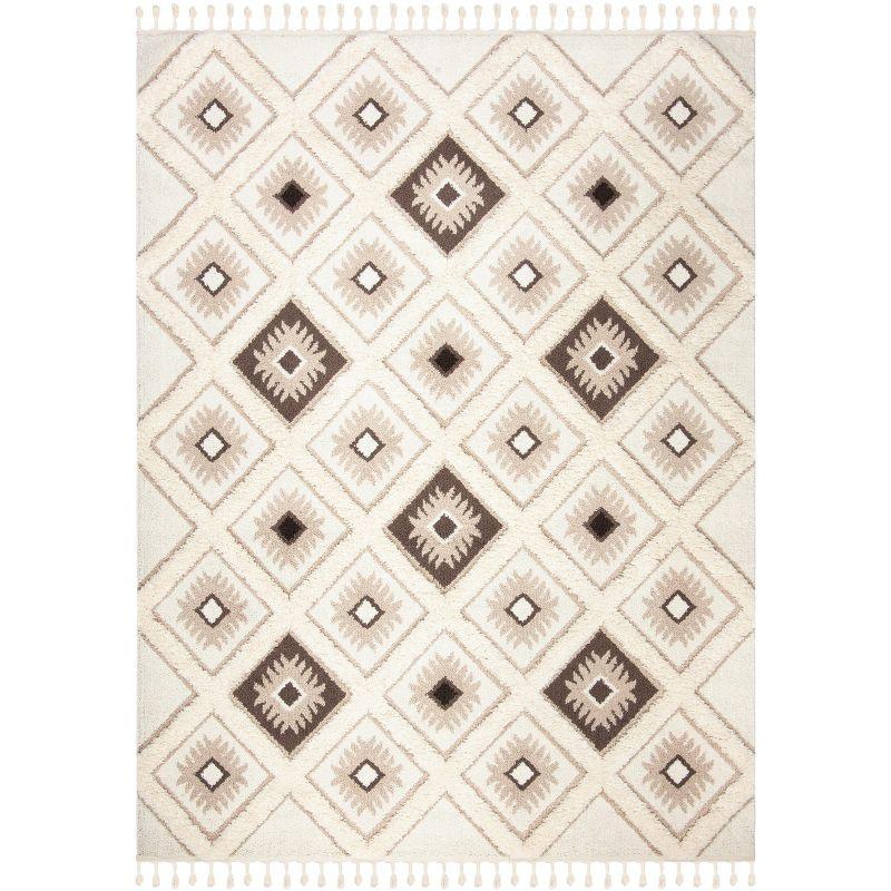 Moroccan Tassel Shag MTS601 Power Loomed Area Rug  - Safavieh