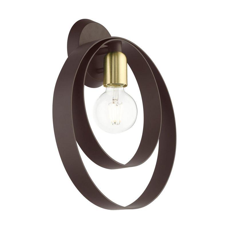 Livex Lighting Modesto 1 - Light Wall Light in  Bronze