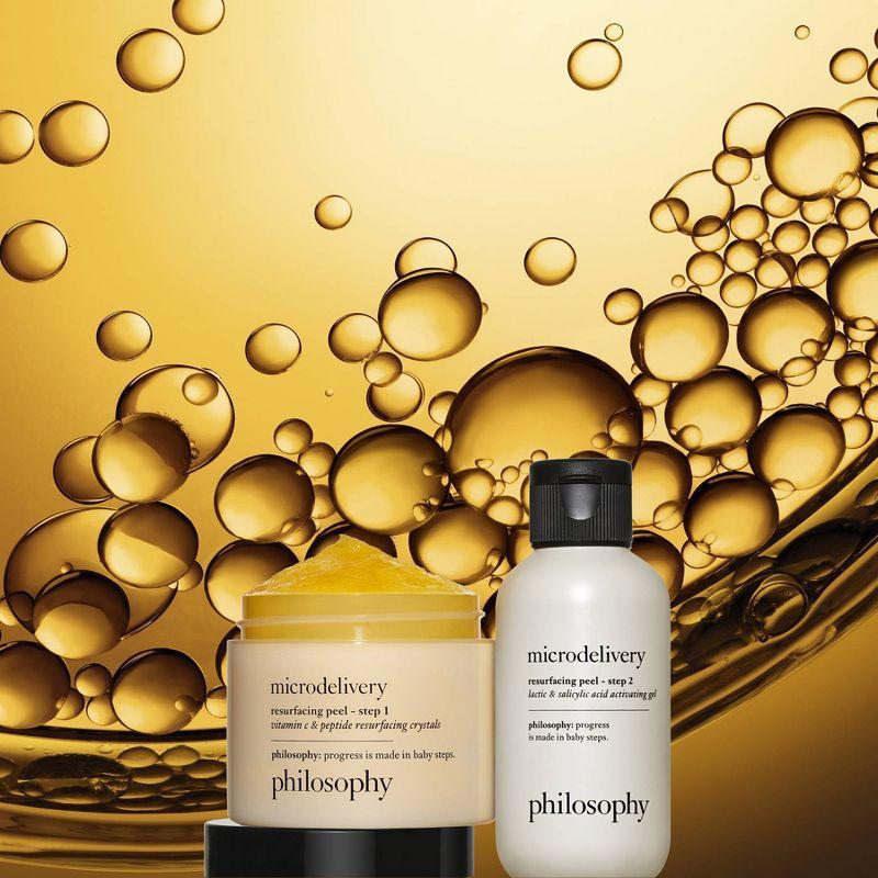 philosophy Microdelivery 2-Step Resurfacing Peel Kit - 4 fl oz/2ct - Ulta Beauty