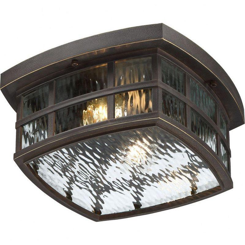 Quoizel Lighting Stonington 2 - Light Flush Mount in  Palladian Bronze