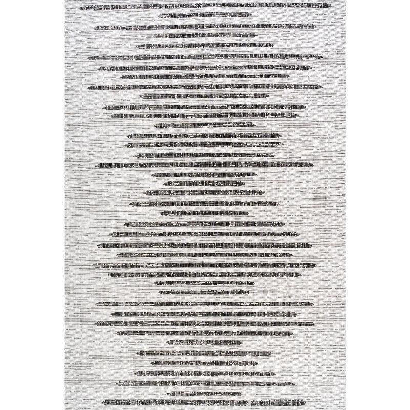 Zolak Berber Stripe Geometric Indoor/Outdoor Area Rug - JONATHAN Y